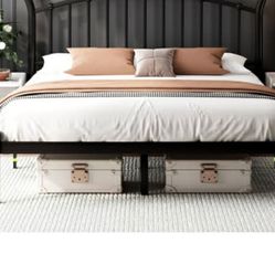 King  Side Bed With Frame