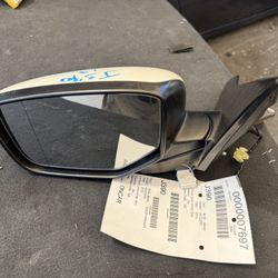 2013 Honda Accord Door Mirror Driver Side LH White 3 wire w/o camera non heated J390; 2013 to 2017
