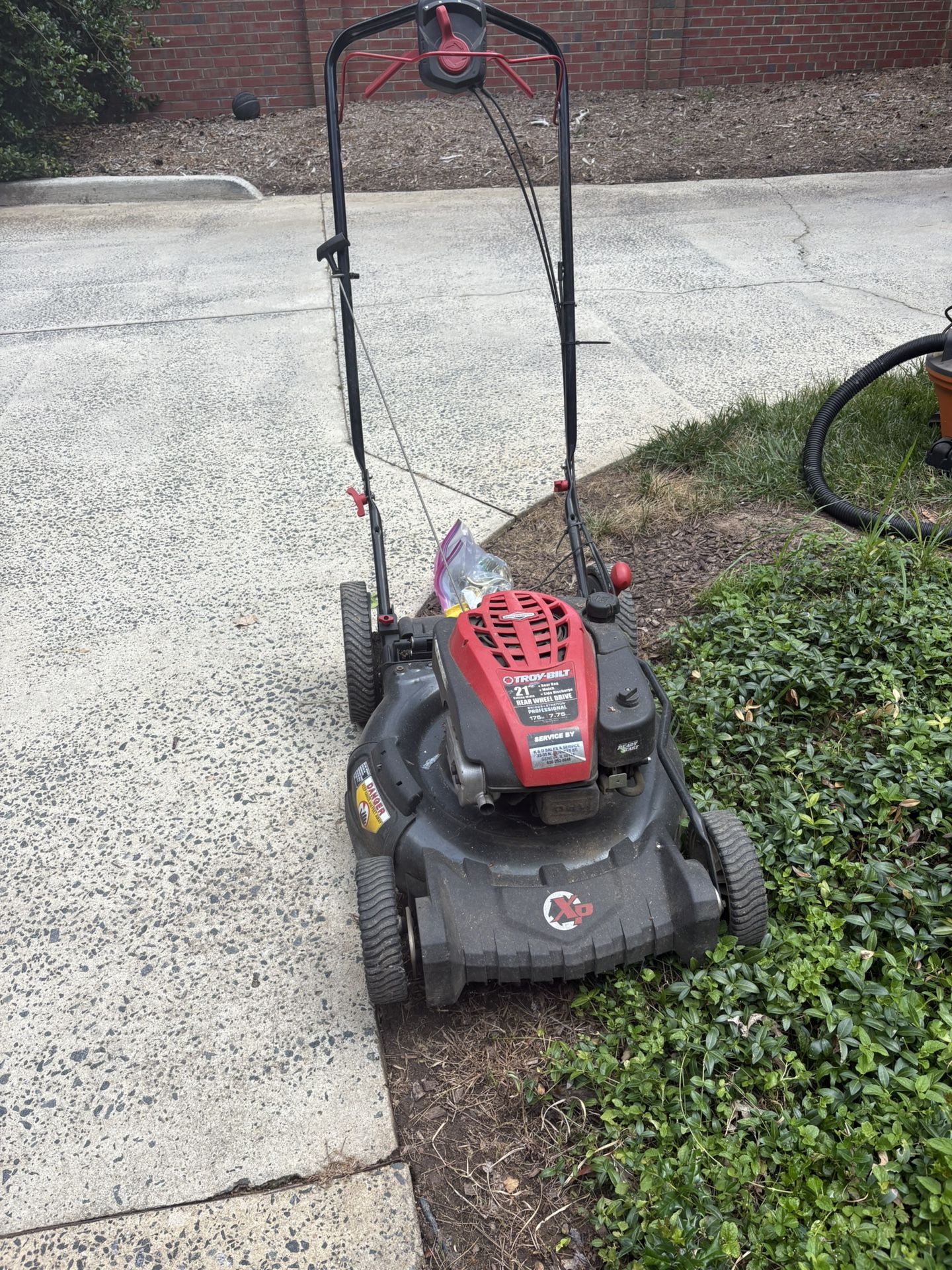 tb350 troy bilt self propelled mower