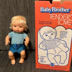 Baby Brother, Tender Love Doll By Mattel