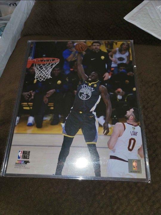 🆕️Draymond Green Officially Licensed Golden State Warriors 2018 Finals Dunk 8x10 Photo with Toploader