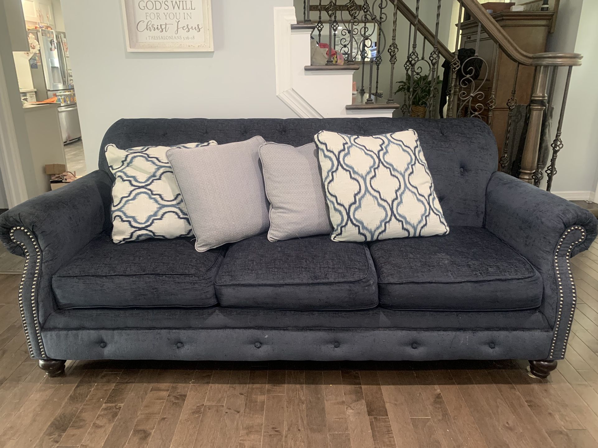 Slate blue Couch