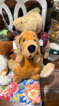 Vintage dog plush