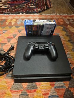 PS4 slim with games