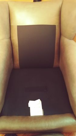 Leather chair. 50.00
