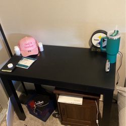 Black Desk And Office Chair