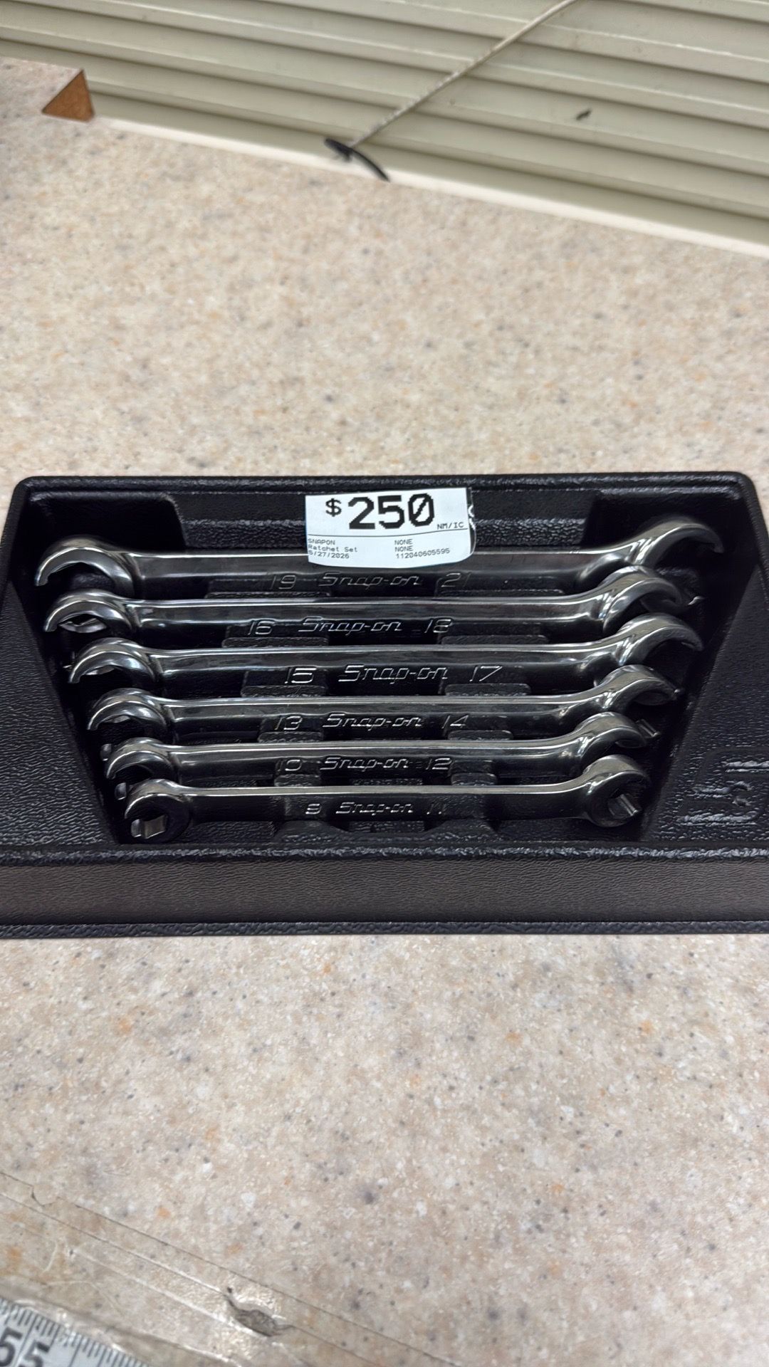 Snap on wrench set