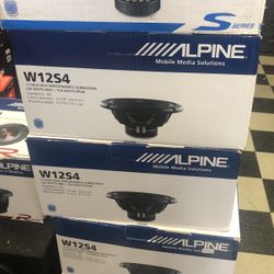 Alpine 12 Inch Subwoofer On Sale For 79.99