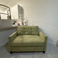 Green sleeper sofa chair