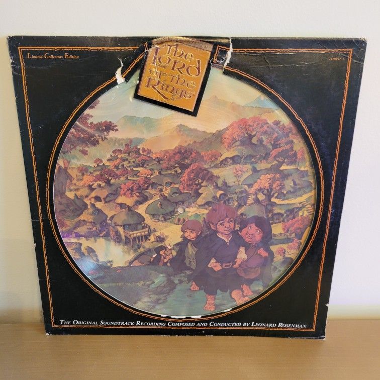 J. R. R. Tolkien's The Lord Of The Rings 2 LP Picture Discs by Leonard Rosenman