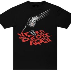 Vlone x Youngboy BLACK "BONES" Tee- Size S & M