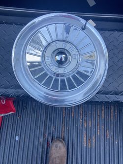 Vintage  1957 ford 14” hubcaps
