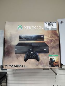 Microsoft Xbox One with Controller and Cords