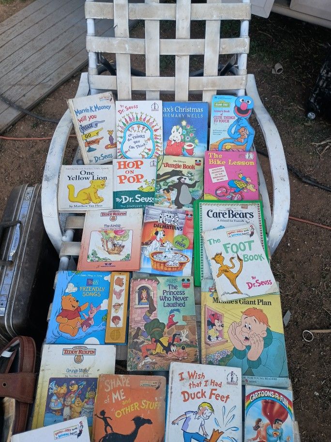 Children's Vintage Books, Dr Seuss, Walt Disney, Teddy Ruxpin