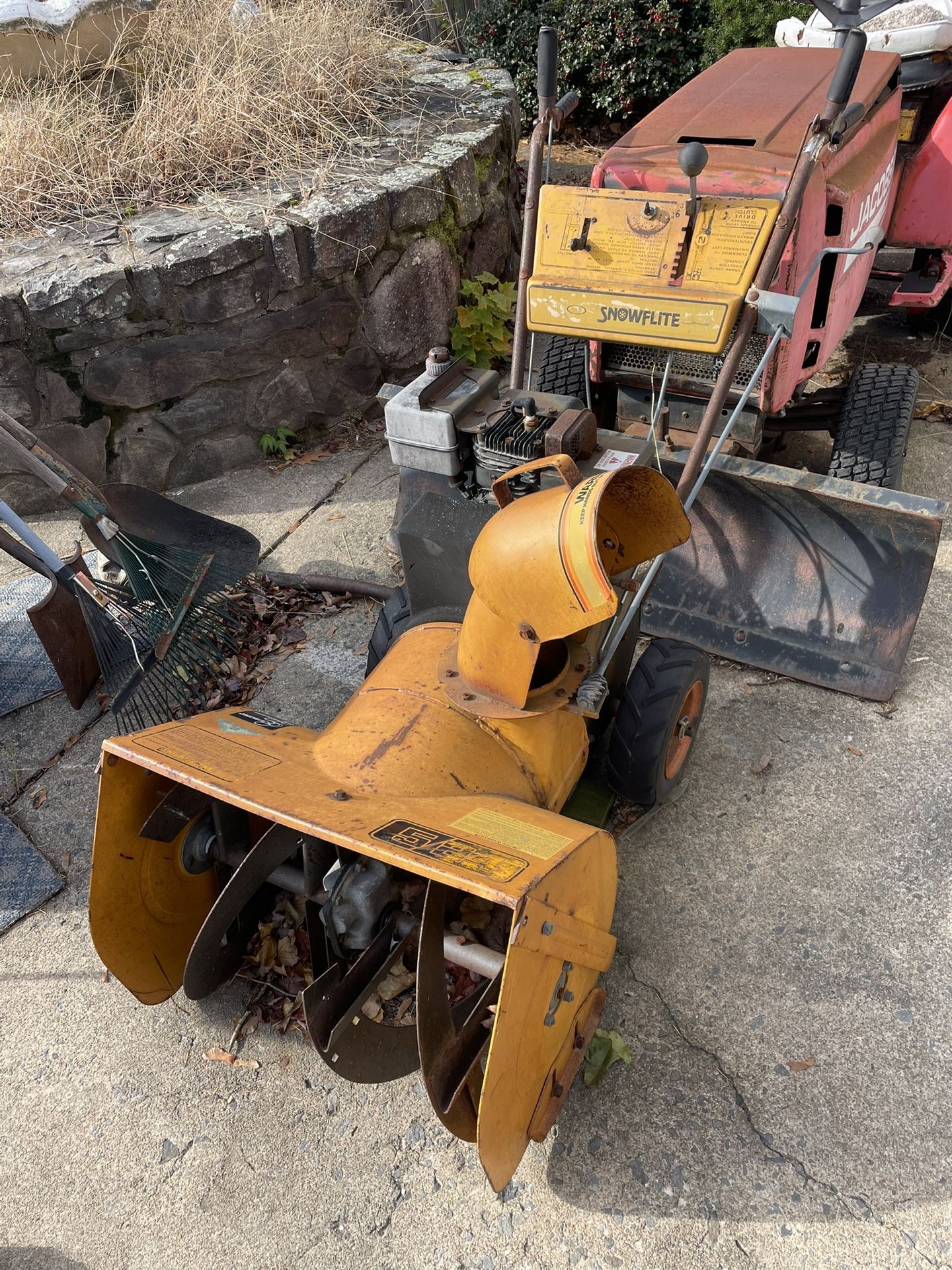 Tractor And Snowblower