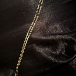 10k Gold diamond cut chain 