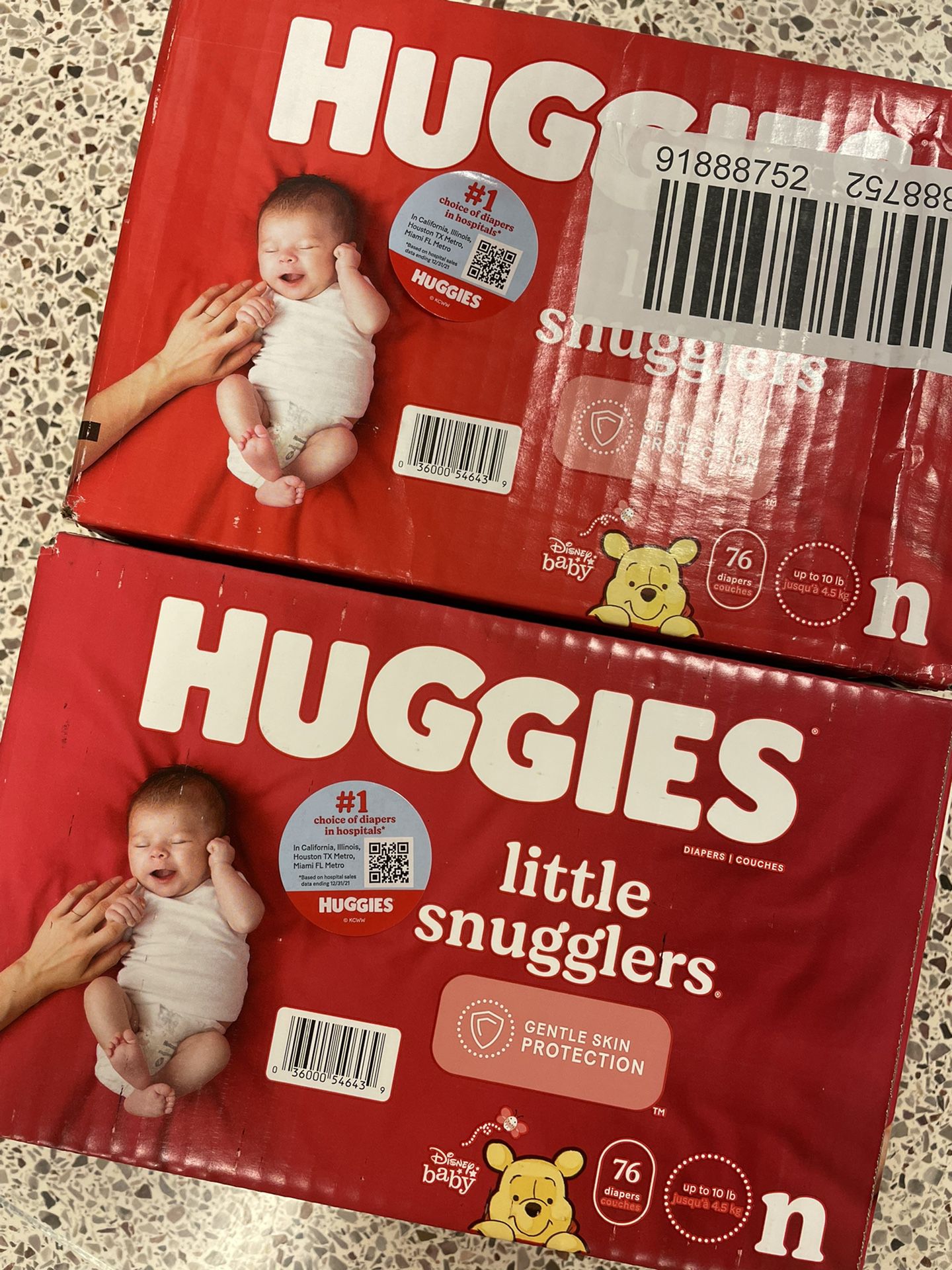 Brand New Huggies Newborn Diapers 
