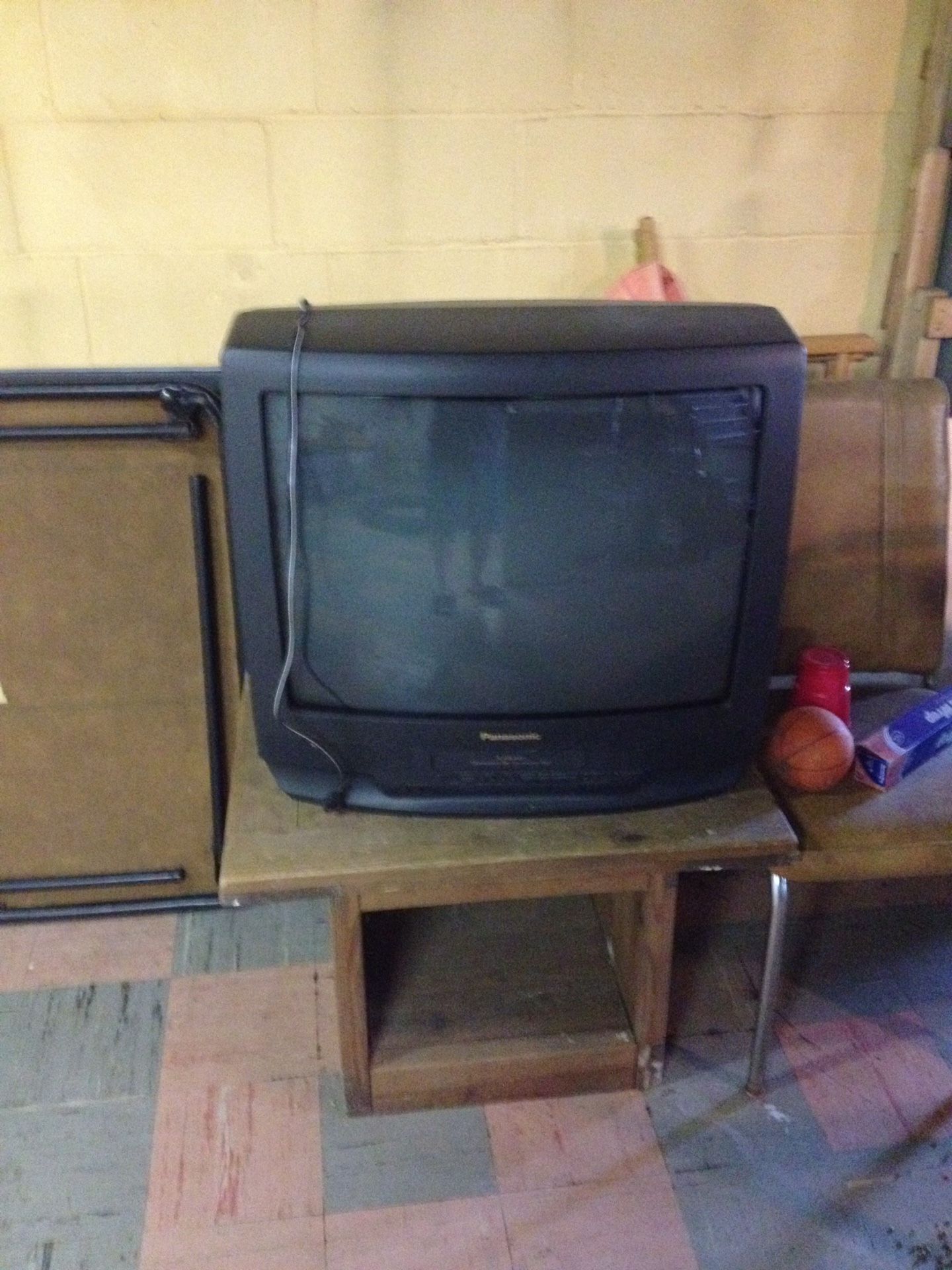 Television and table set