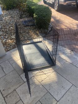 XL Metal Collapsable Dog Cage Crate