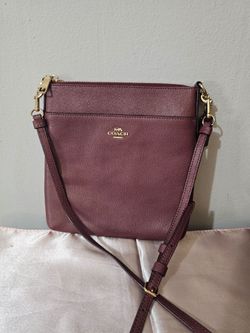 Coach Crossbody Bag in Burgundy