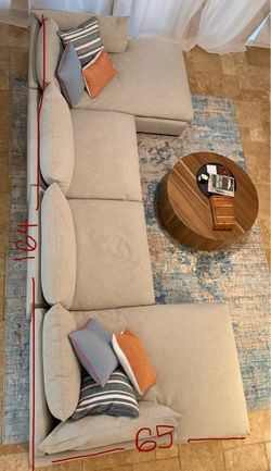Four Hands Sectional Couch - Excellent Condition