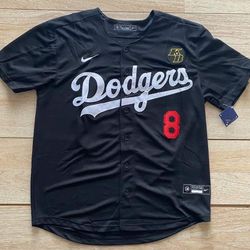 LA Dodgers Black Stitched Jersey For Kobe Bryant New With Tags Available All Sizes 