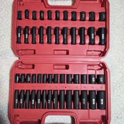 50 Piece 1/4 Inch Impact Socket Set 