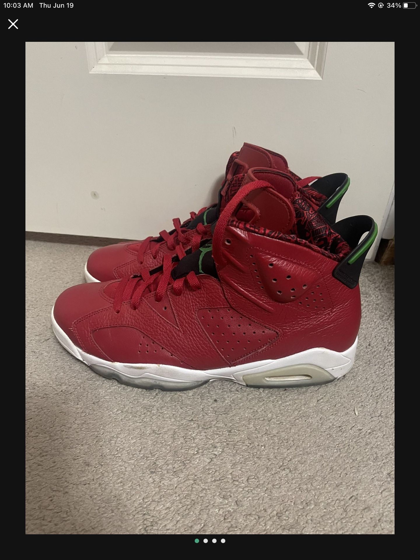 JORDAN 6 HISTORY OF JORDAN SIZE 11