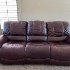 La-Z Boy Leather Power Recliner And Sofa