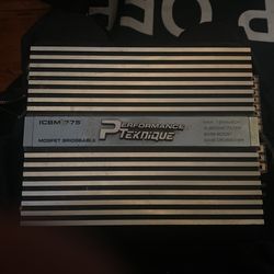 Performance Technique Stereo Amplifier