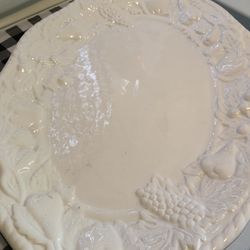 Ceramic glazed large platter…$4.00