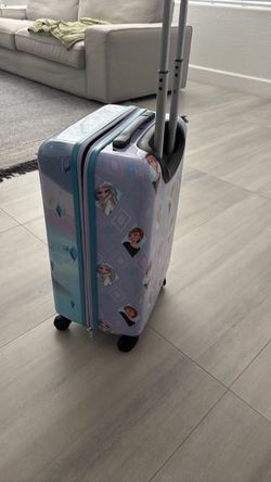 Disney Frozen Kids Hard Shell Spinner Luggage