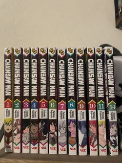 chainsaw man manga set