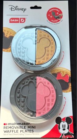 New Disney Dash Mini Removable Waffle Plates