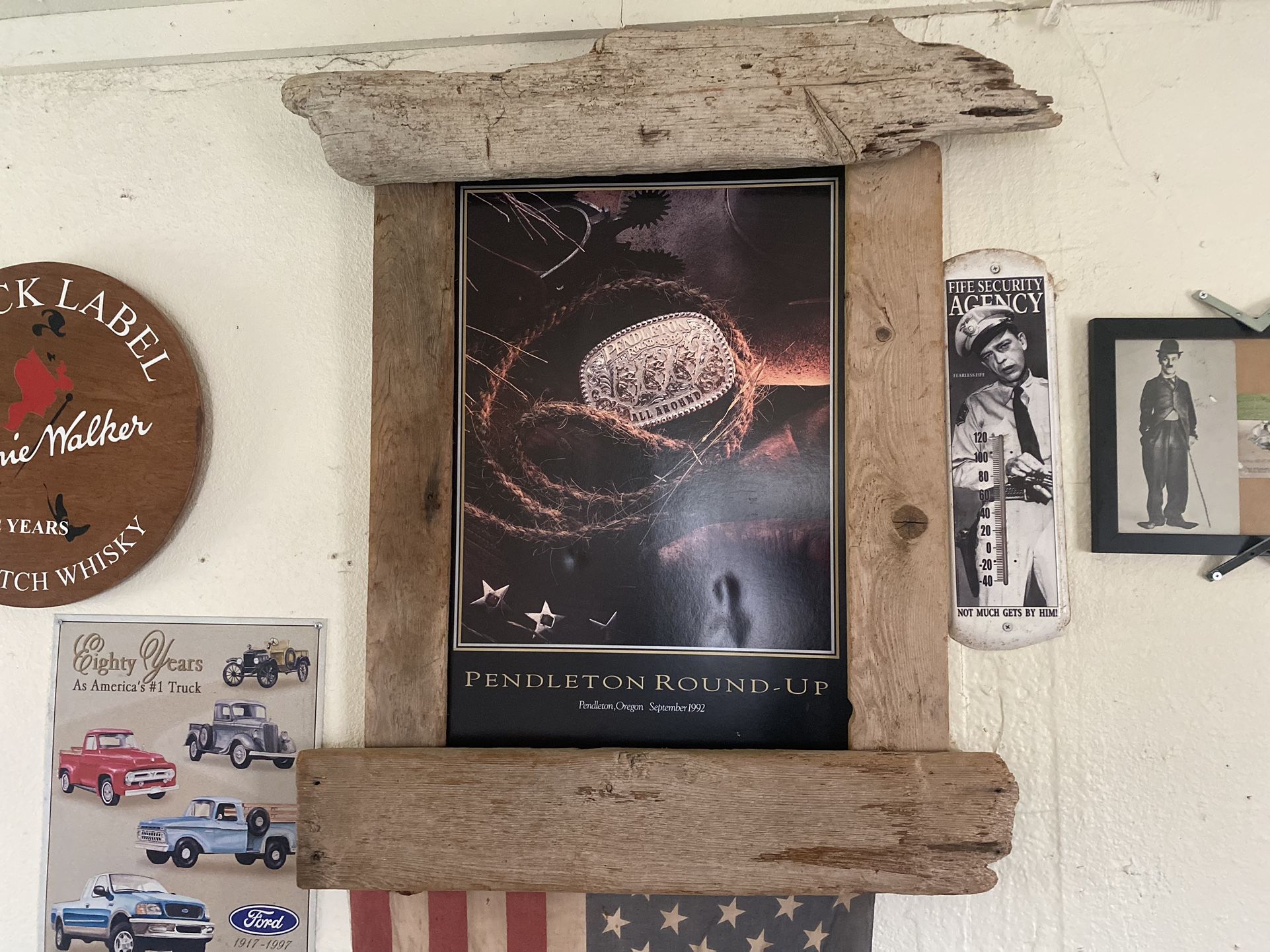 Reclaimed Wood Rustic Driftwood And Poster