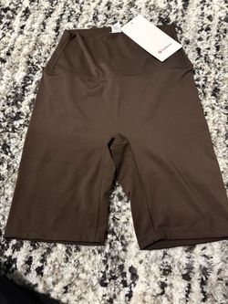 Brown lululemon shorts