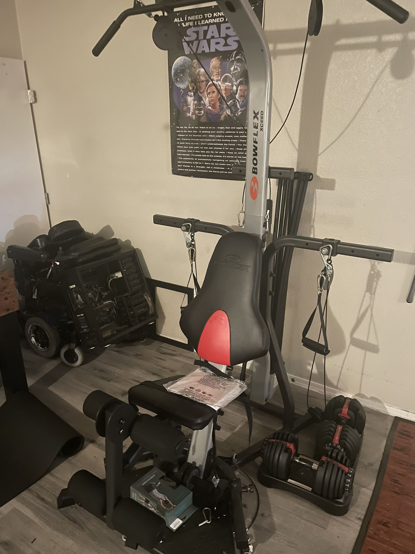 Bowflex Xceed Home Gym - Over 65 Exercises - Leg Extension, Ab Crunch, Squat Bar