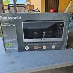 Panasonic microwave 1.6cu.ft 1250w stainless steel with inverter technology 