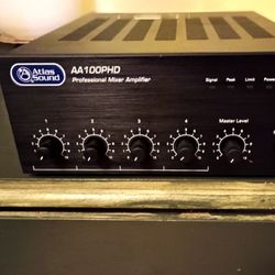 Atlas Sound Professional Mixer Amplifier