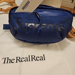 Supreme Body Bag Supreme Logo Nylon Blue Crossbody Bag Shoulder bag Men's Unisex