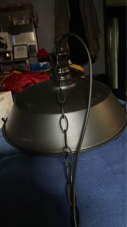 Industrial style pendant light black color