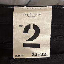 Tag & Bone Jeans 33x32 slim fit