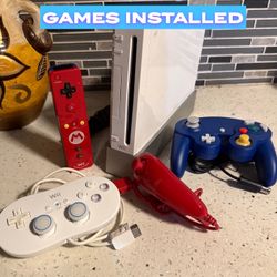 Nintendo Wii Loaded With GameCube And Wii Games