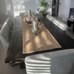 *PENDING PICK UP* Dining Table + 6 Chairs + Matching Coffee & Console Tables