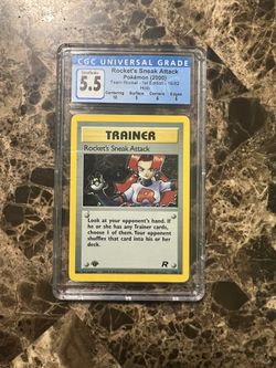 1st Edition Rockets Sneak Attack CGC 5.5 Pick-up Only