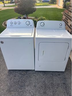 Amana washer and gas dryer set
