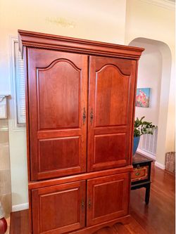 Beautiful Wooden Vintage Armoire