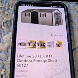 Shed  20ft X8ft (Life Time  Vinyl Shed) New In The Box