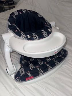 Fisher-Price Portable Baby Chair Sit-Me-Up Floor Seat With Snack Tray