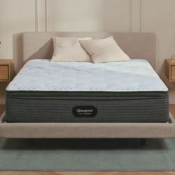 BeatyRest Pressure SMART LUX King Size Mattress 15” Thick Pillow Top – Direct from Factory, Sealed in Plastic Ready for Same-Day Delivery!